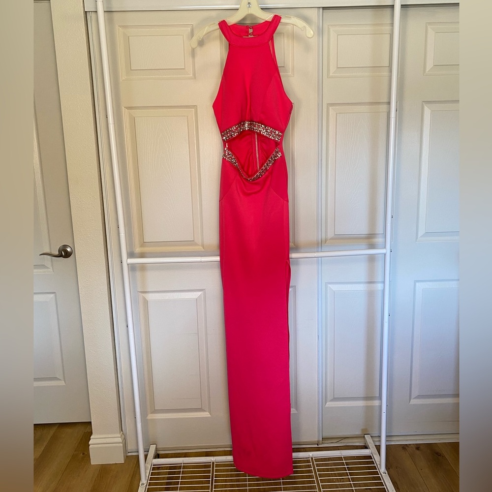 Honey and Rosie Pink Prom Dress 
Size: S (4-6)